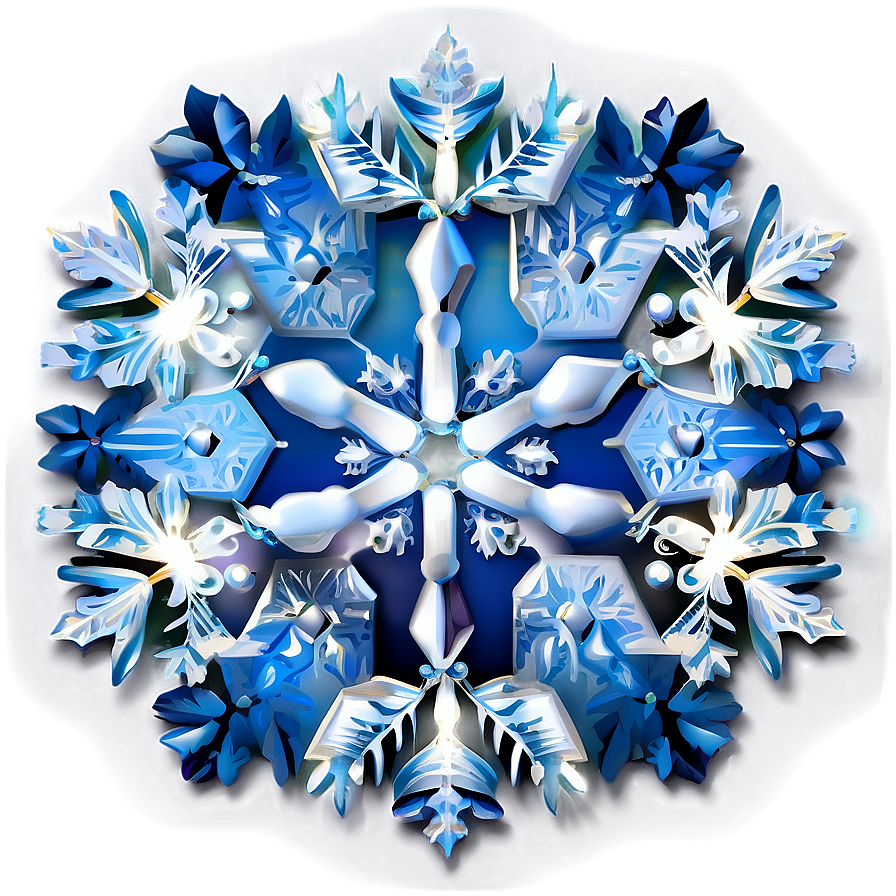 Snowflake Winter Fantasy Png 04292024 PNG