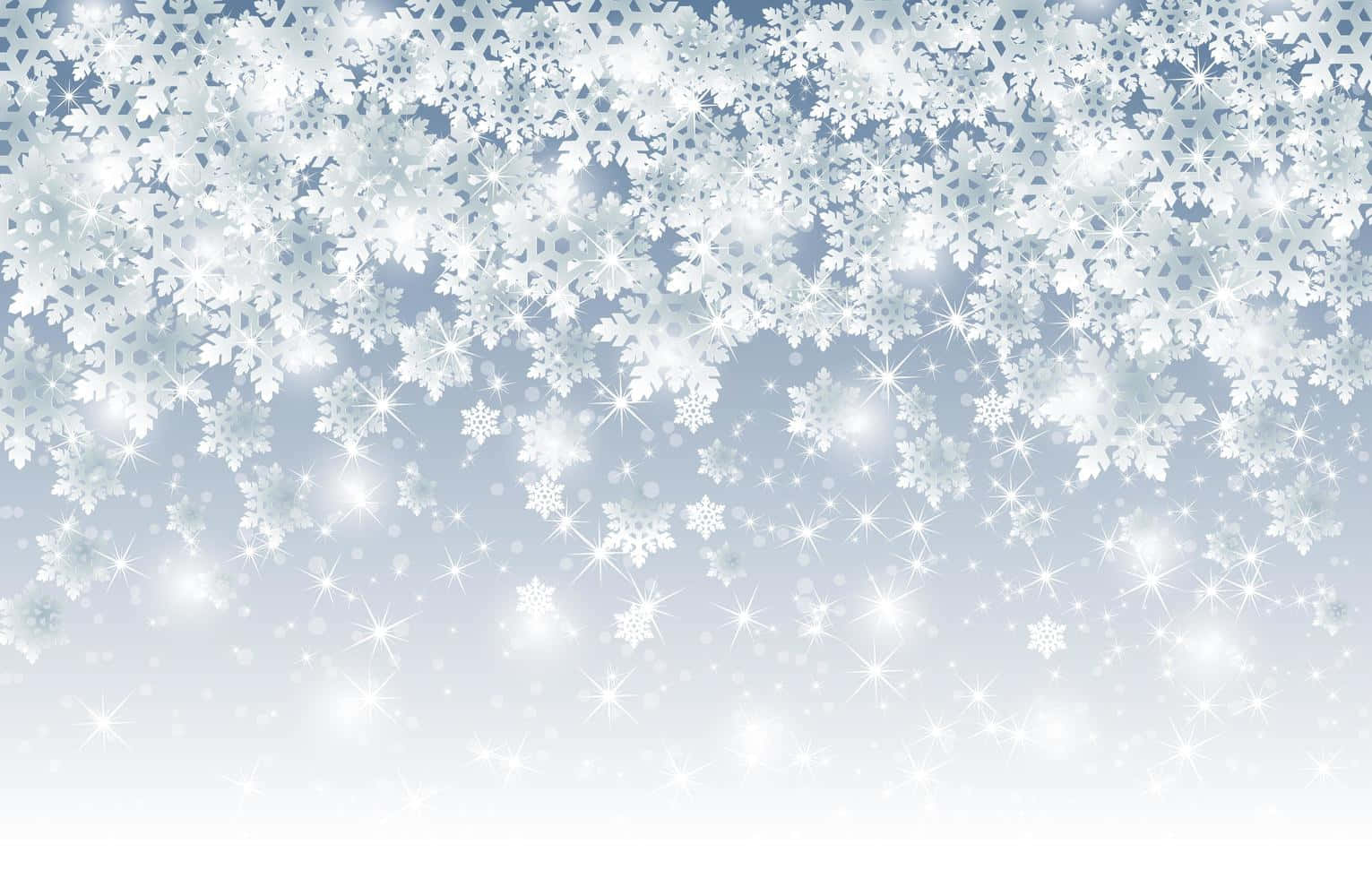 Sparkly Frozen Snowflakes Background Design