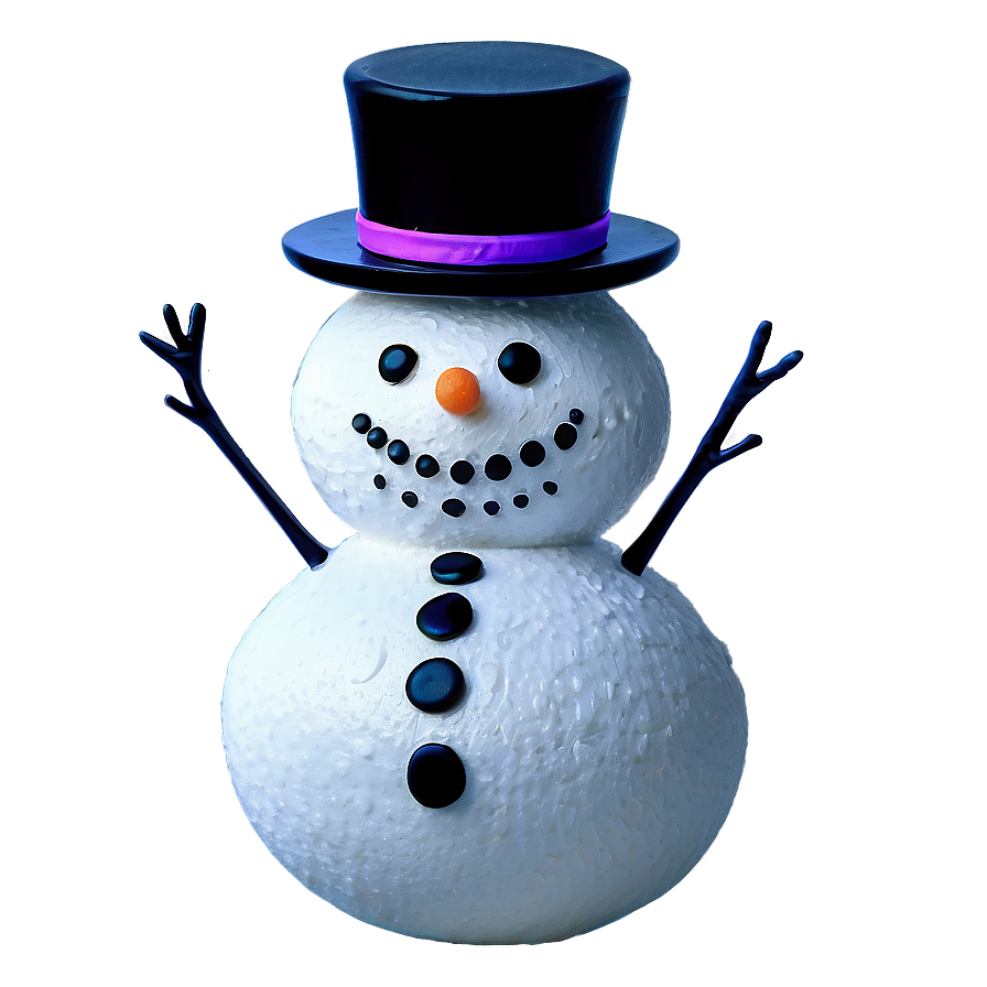 Snowman Family Decoration Png 04292024 PNG