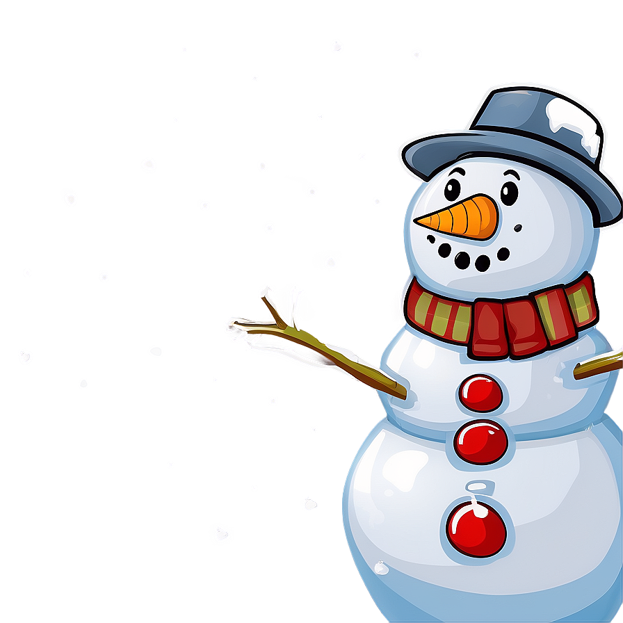 Snowman In A Snowstorm Png Tpq88 PNG