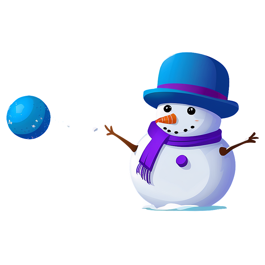 Snowman Snowball Fight Png 37 PNG