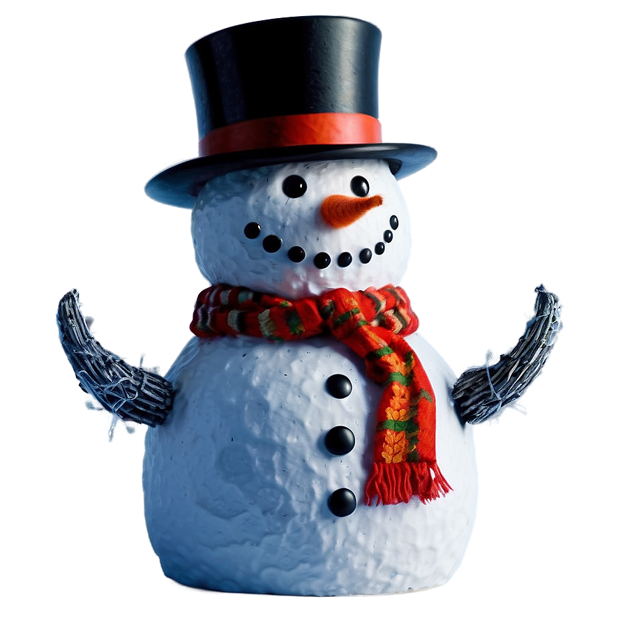 Snowman With Christmas Lights Png 05032024 PNG
