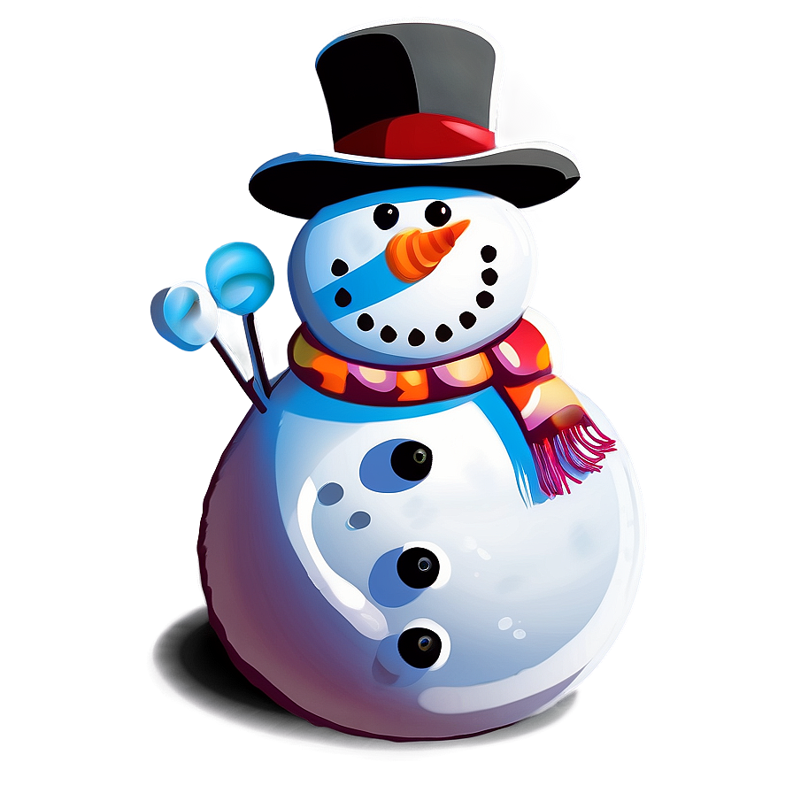Snowman With Hot Cocoa Png 53 PNG