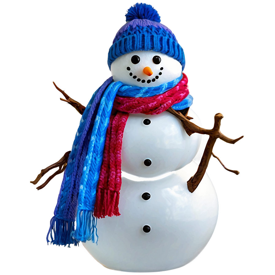 Snowman With Scarf Png Sdx94 PNG