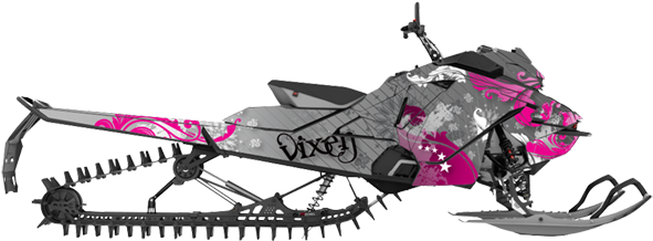 Snowmobile Graphic Design PNG