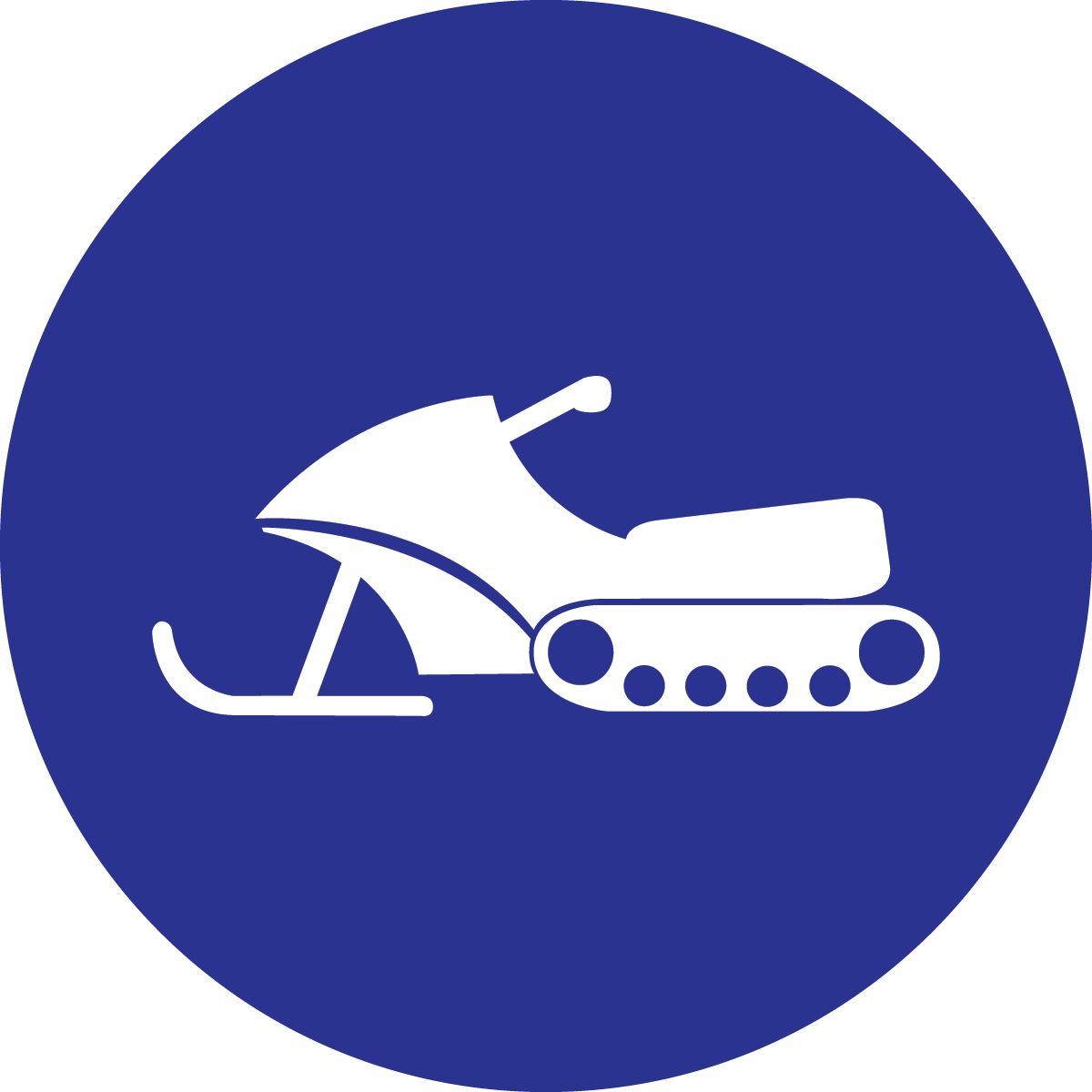 Snowmobile Icon Graphic PNG