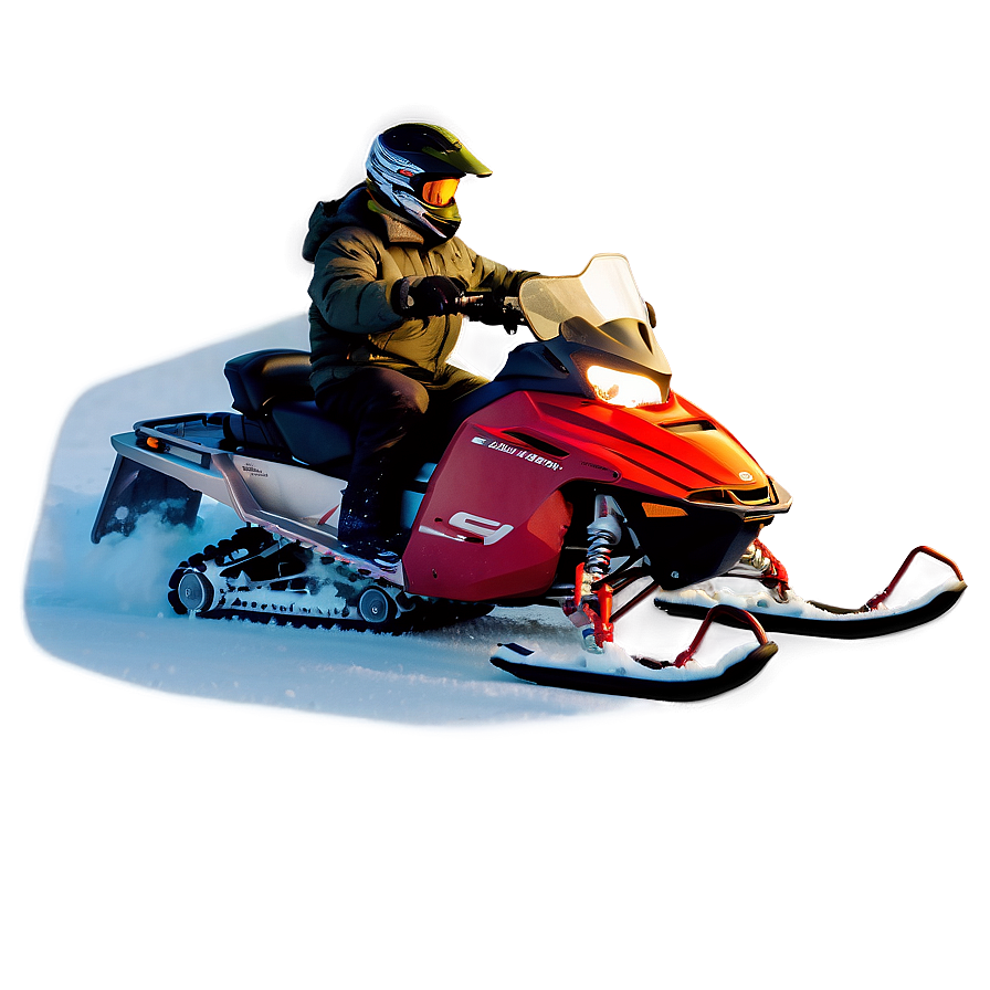 Download Snowmobile Night Riding Png Vpf | Wallpapers.com