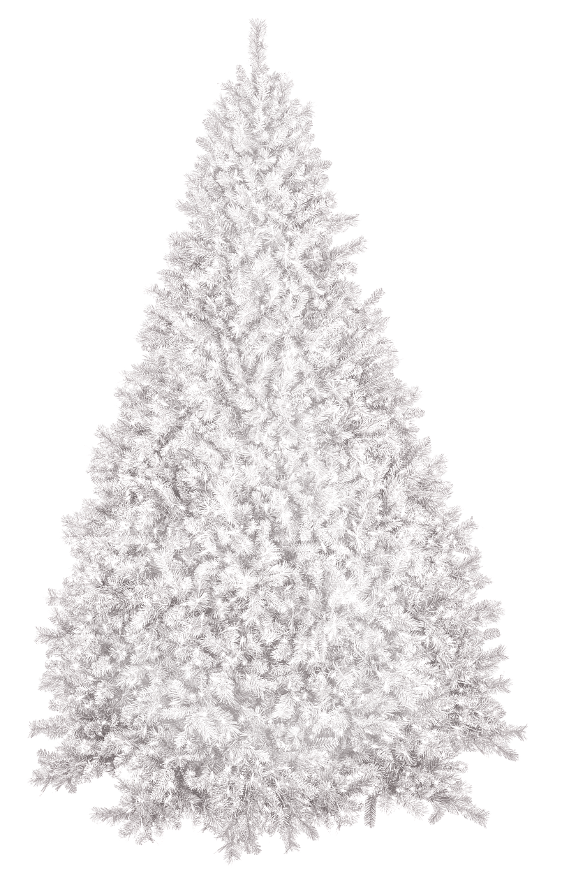 Snowy Artificial Christmas Tree PNG