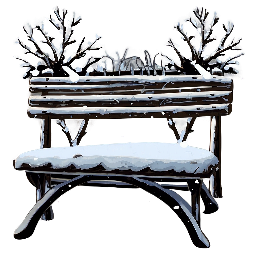 Snowy Bench Transparent Png 82 PNG