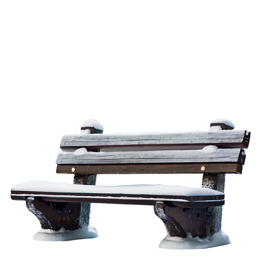 Snowy Bench Transparent Png Xxo PNG