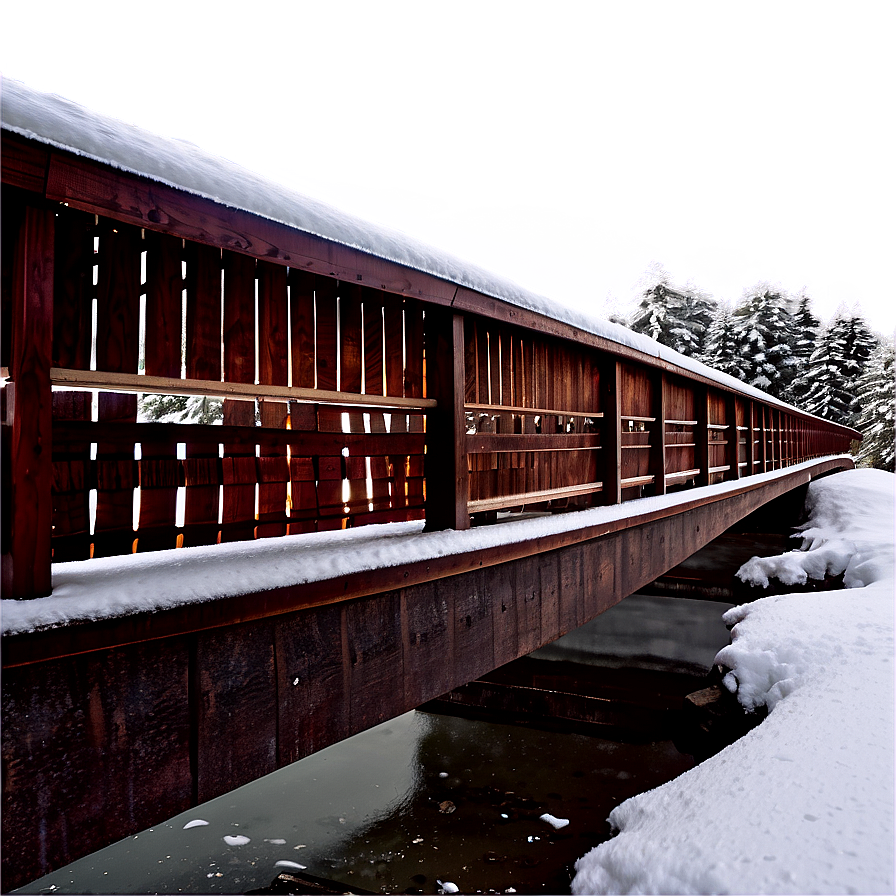 Snowy Bridge Transparent Png 69 PNG