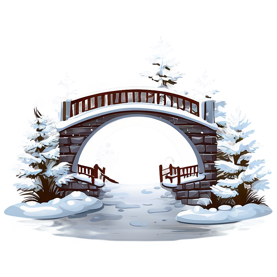 Snowy Bridge Transparent Png 94 PNG