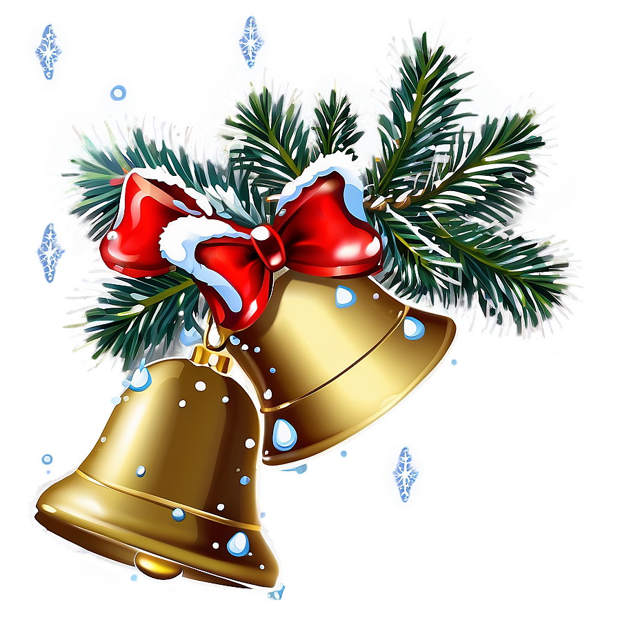 Snowy Christmas Bells Png 59 PNG