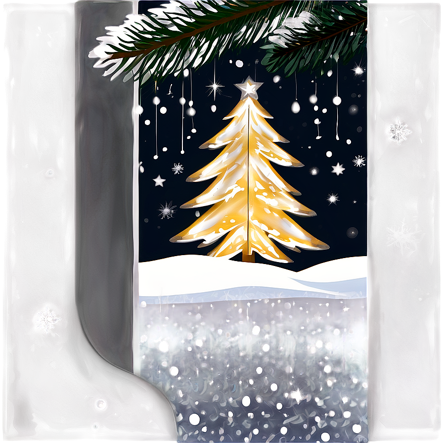 Snowy Christmas Tree Transparent Png Oag57 PNG