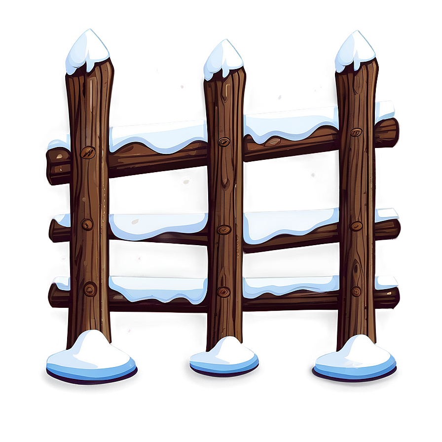 Snowy Fence Transparent Png 68 PNG