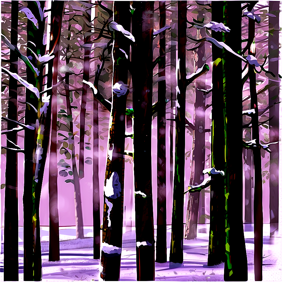 Snowy Forest Transparent Png 88 PNG