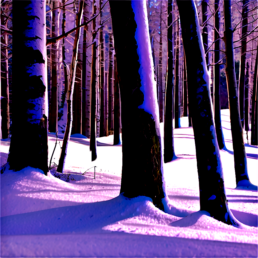 Snowy Forest Transparent Png Cvi PNG