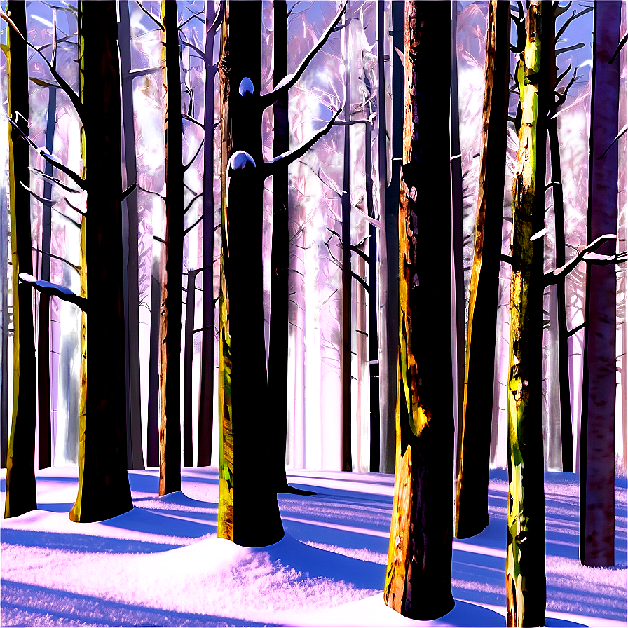 Snowy Forest Transparent Png Wry23 PNG