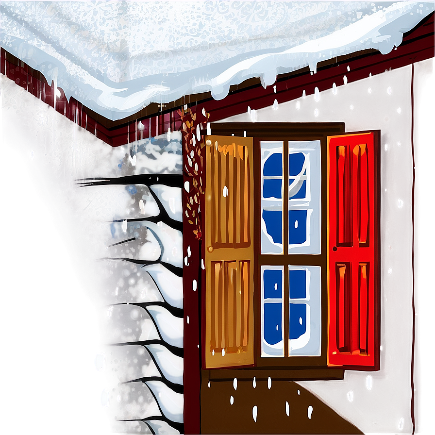 Snowy House Transparent Png Aiw45 PNG