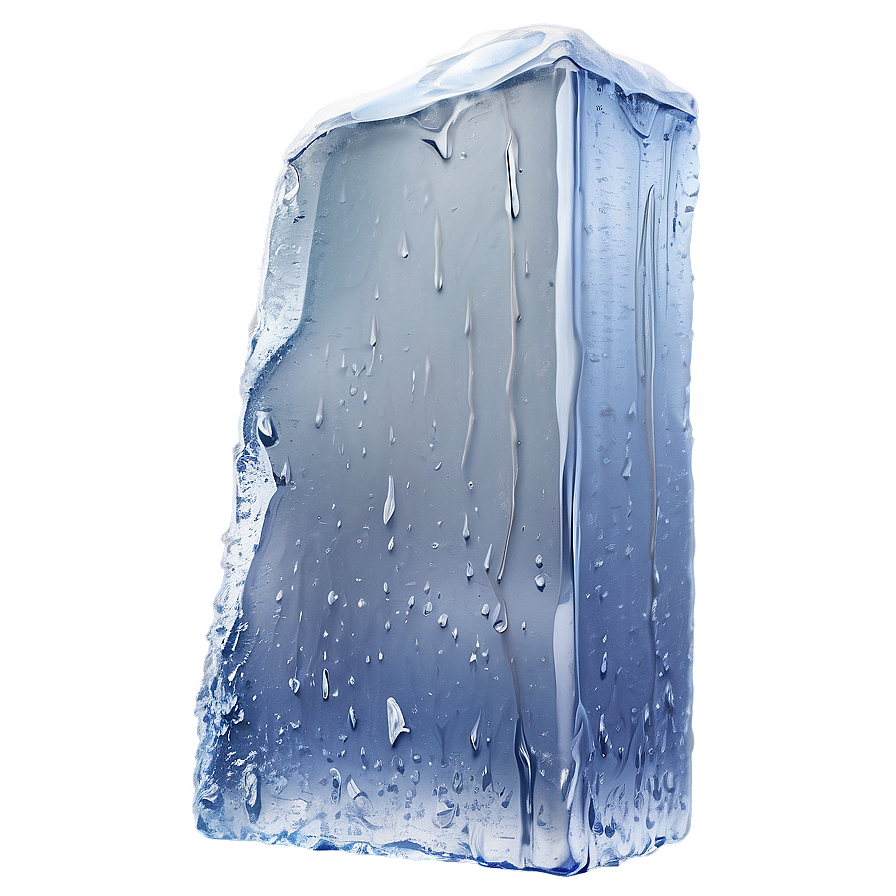 Snowy Ice Block Png 06132024 PNG