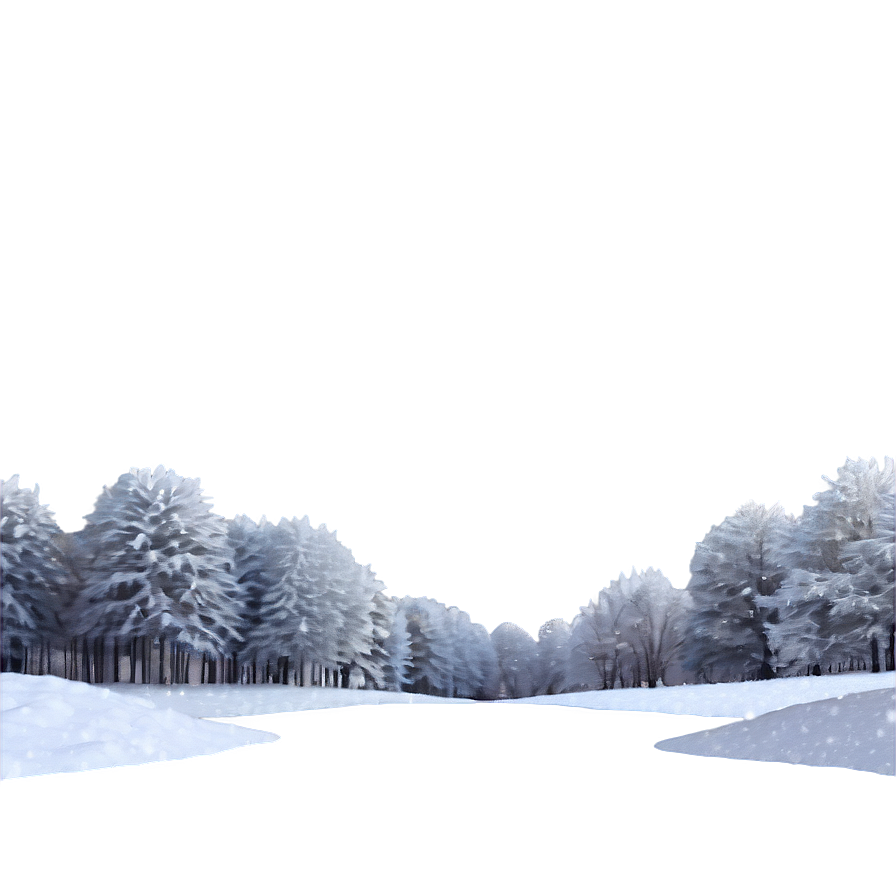 Snowy Landscape Transparent Png 32 PNG