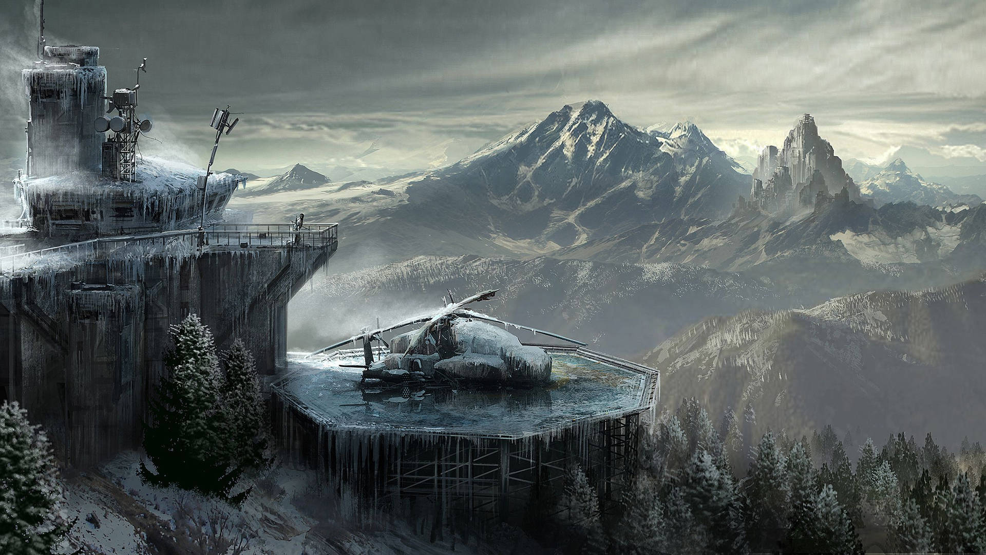 Snowy Mountain Tomb Raider
