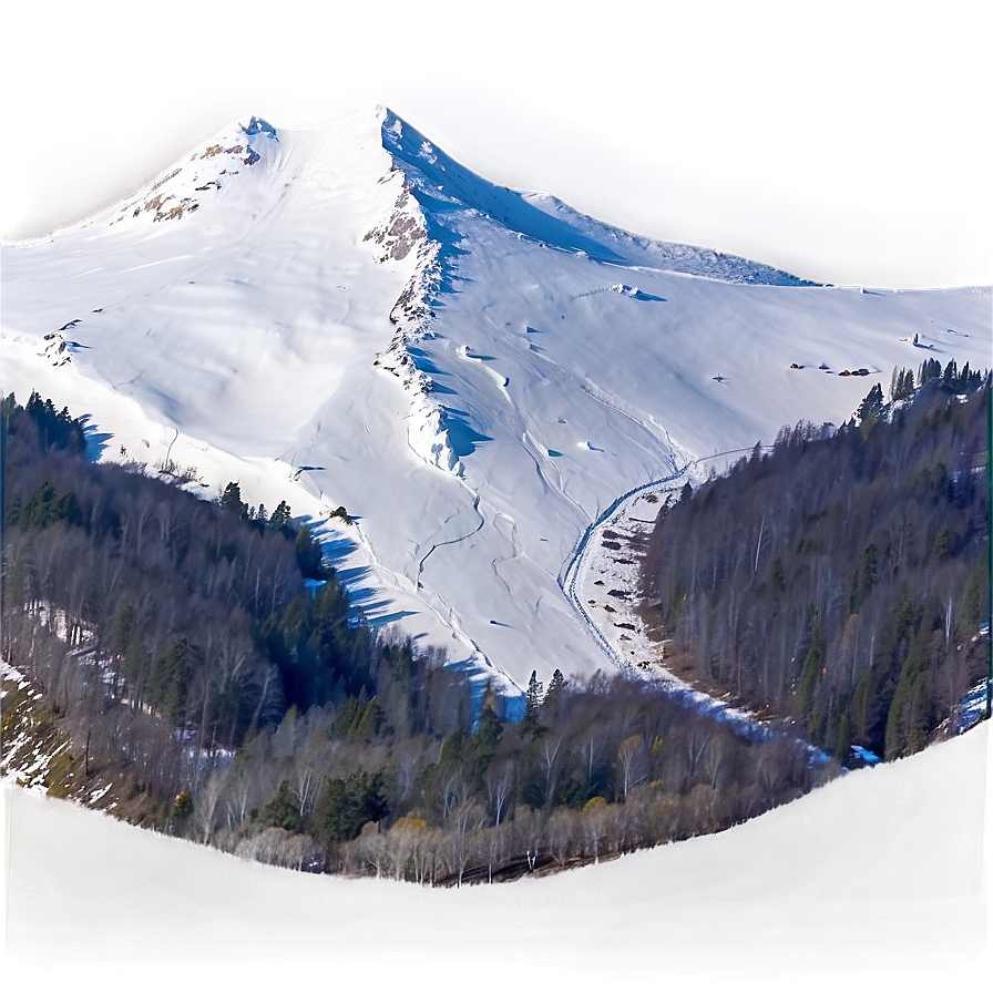 Snowy Mountain Transparent Png 05252024 PNG