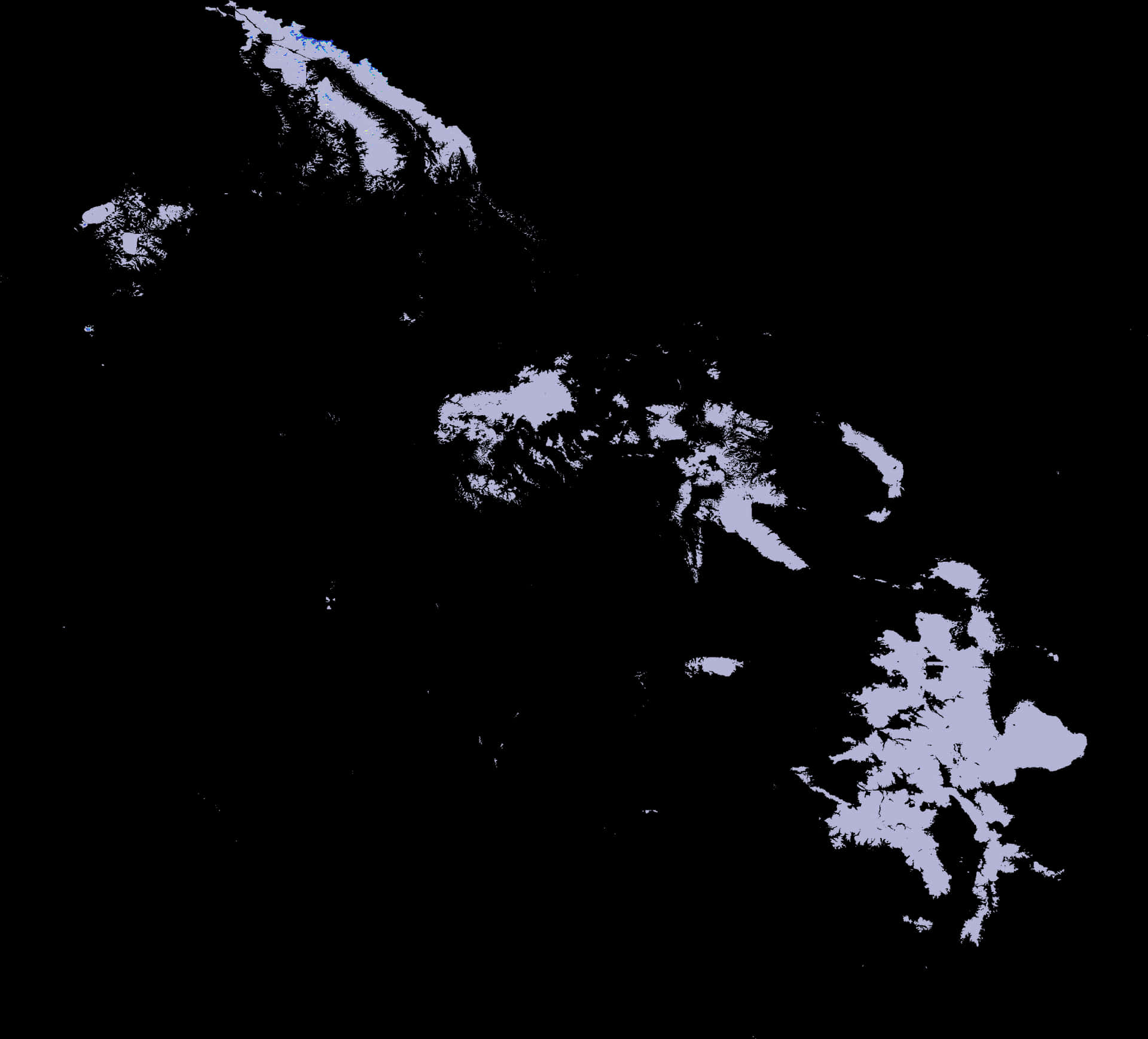 Snowy Night Silhouette PNG