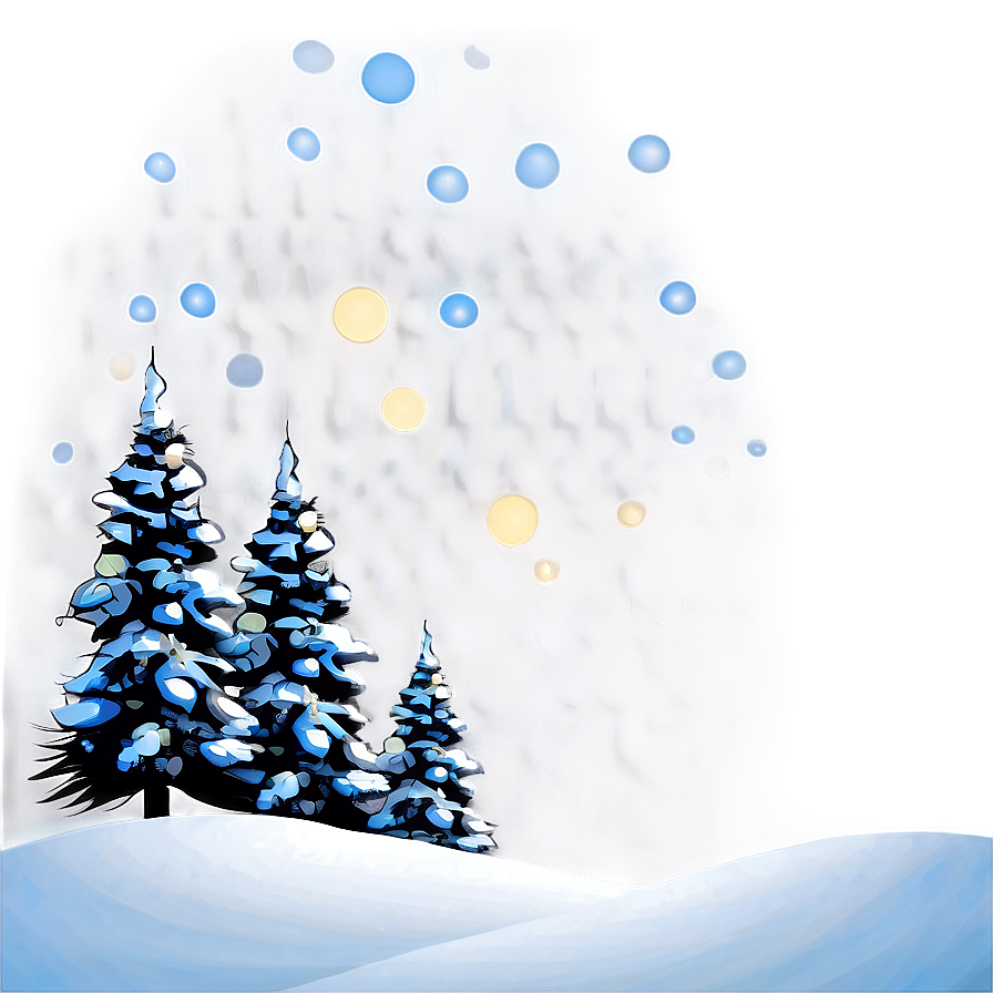 Snowy Night Transparent Png Ebq7 PNG