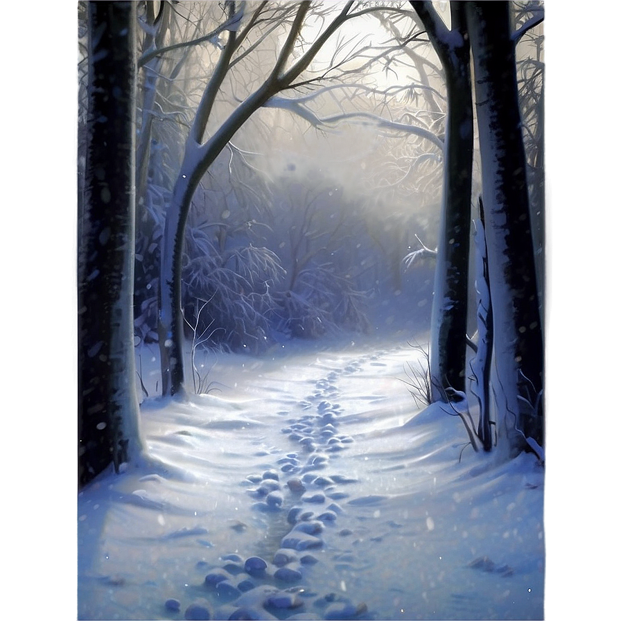 Snowy Path Blizzard Png Rle64 PNG