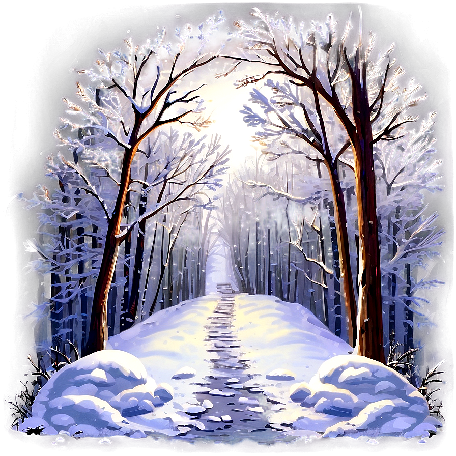 Snowy Path Blizzard Png Xdf20 PNG