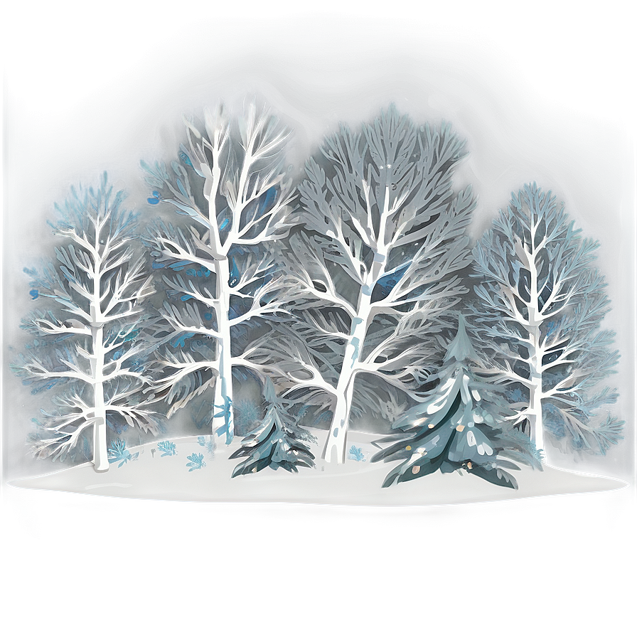 Snowy Trees Transparent Png 46 PNG