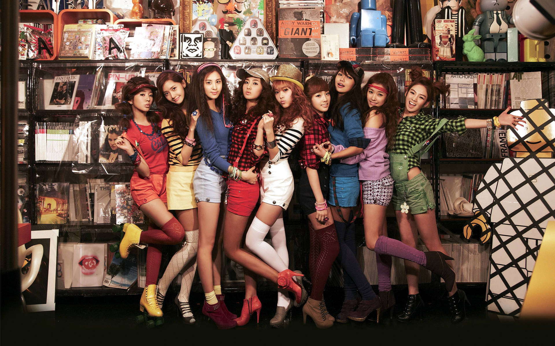 Snsdfür K-pop Song Oh! Wallpaper