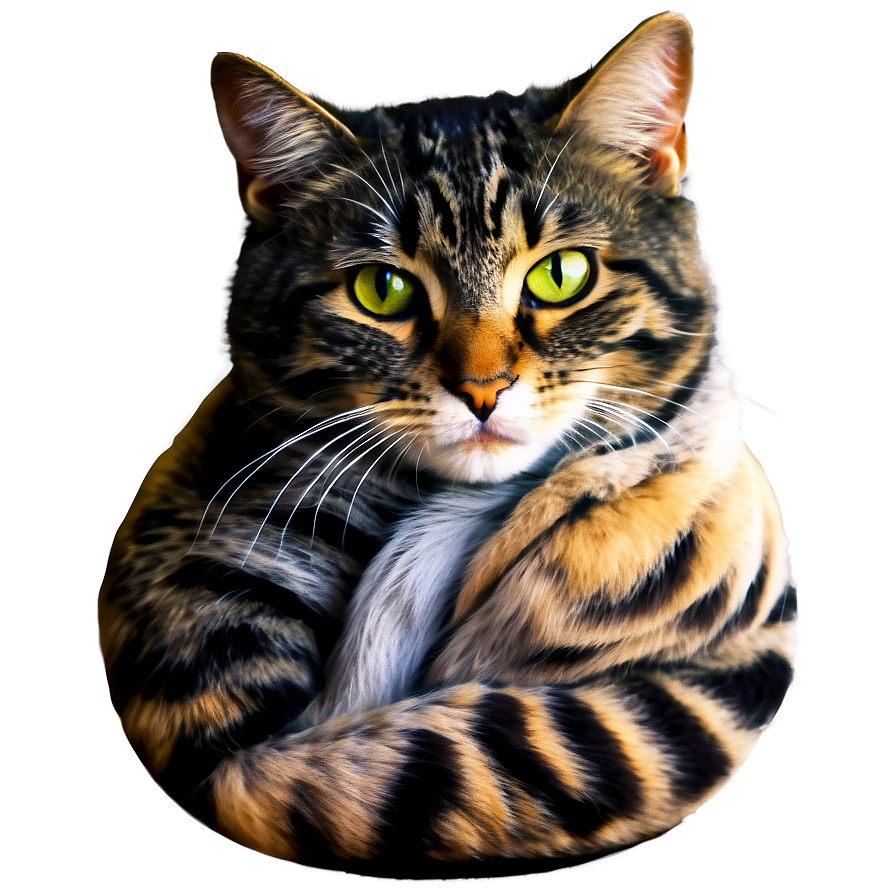 Snuggly Cat Png Rwb PNG