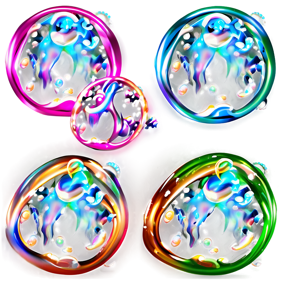 Soap Bubbles And Wand Png 17 PNG