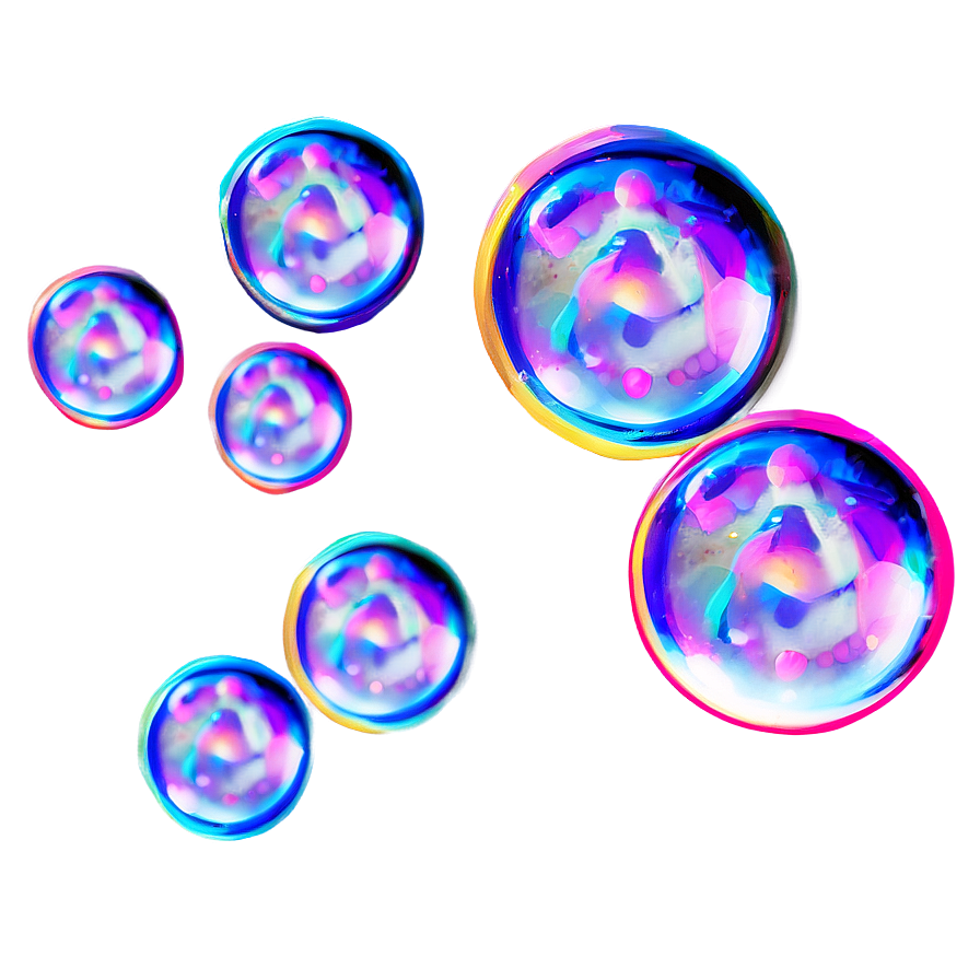 Soap Bubbles In Motion Png Evs34 PNG