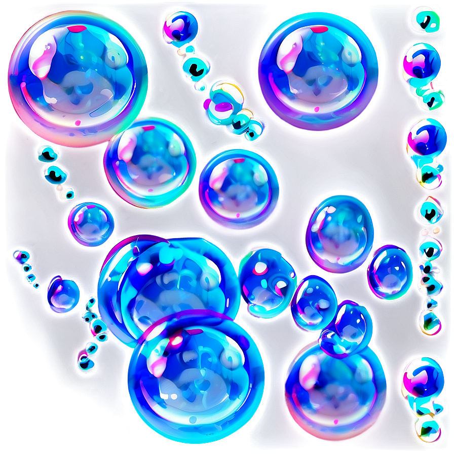 Soap Bubbles In Motion Png Qba93 PNG