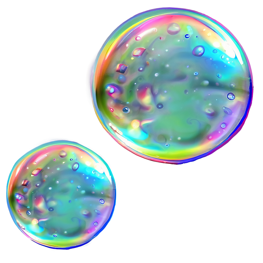 Soap Bubbles Set Png 06122024 PNG