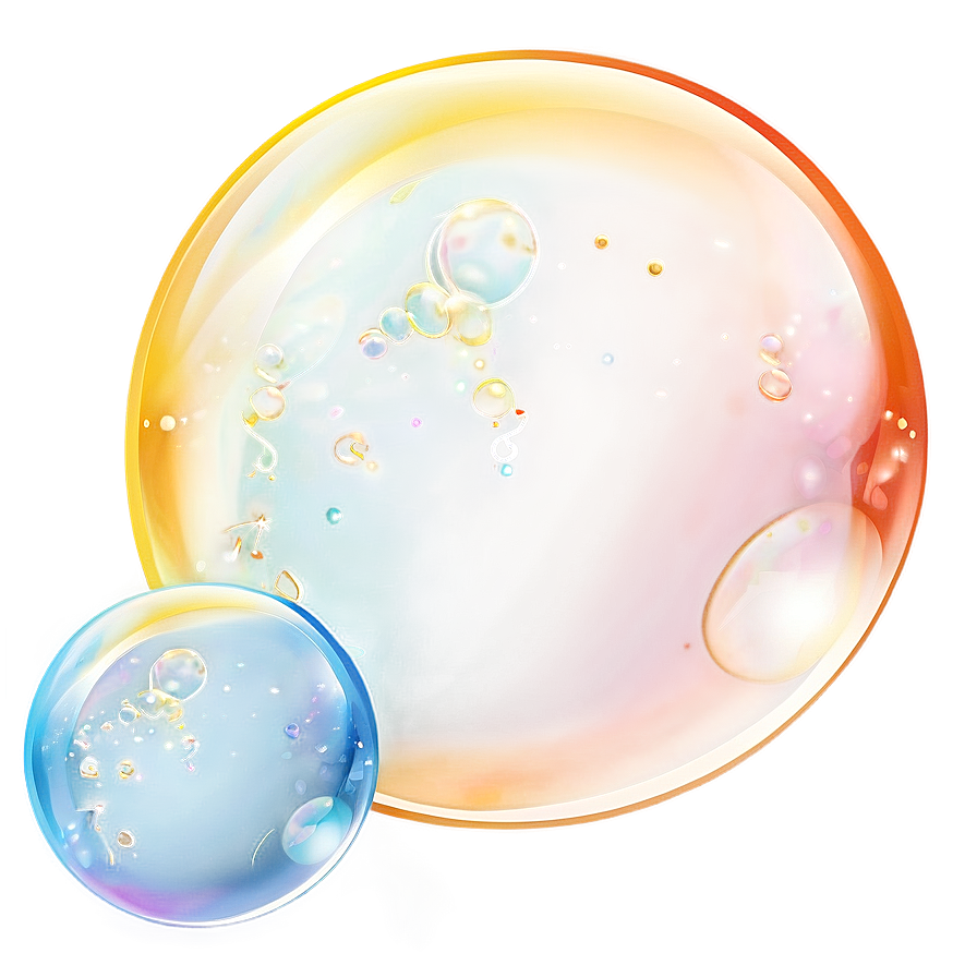 Soap Bubbles Vector Png 06122024 PNG