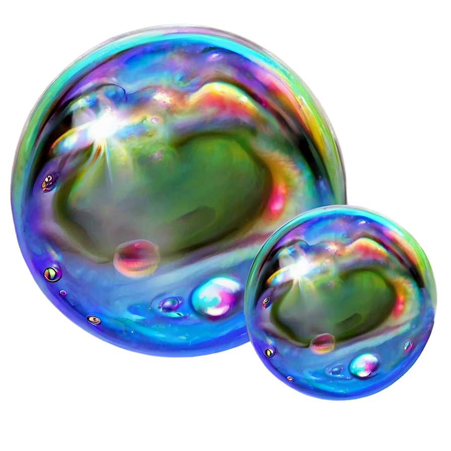 Soap Bubbles With Blue Sky Png Qpd65 PNG
