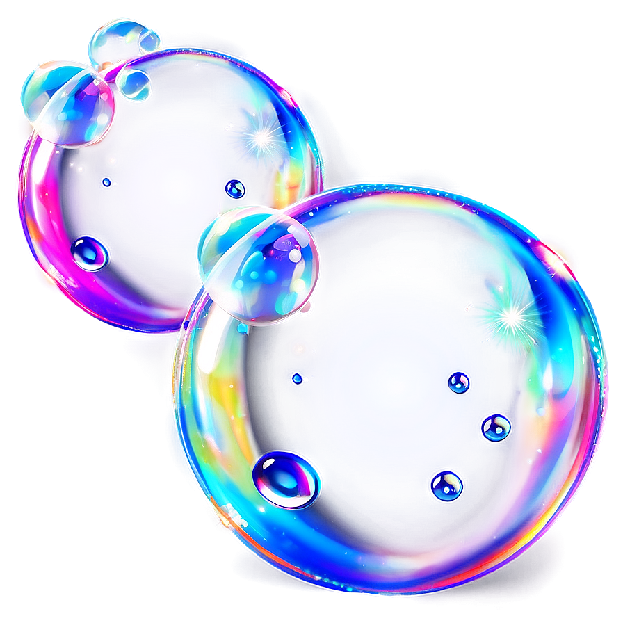 Soap Bubbles With Flare Png 06122024 PNG