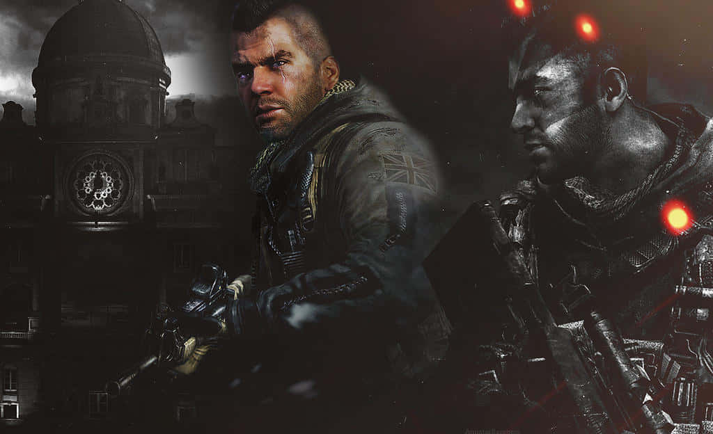 Soap Mactavish in Action Wallpaper