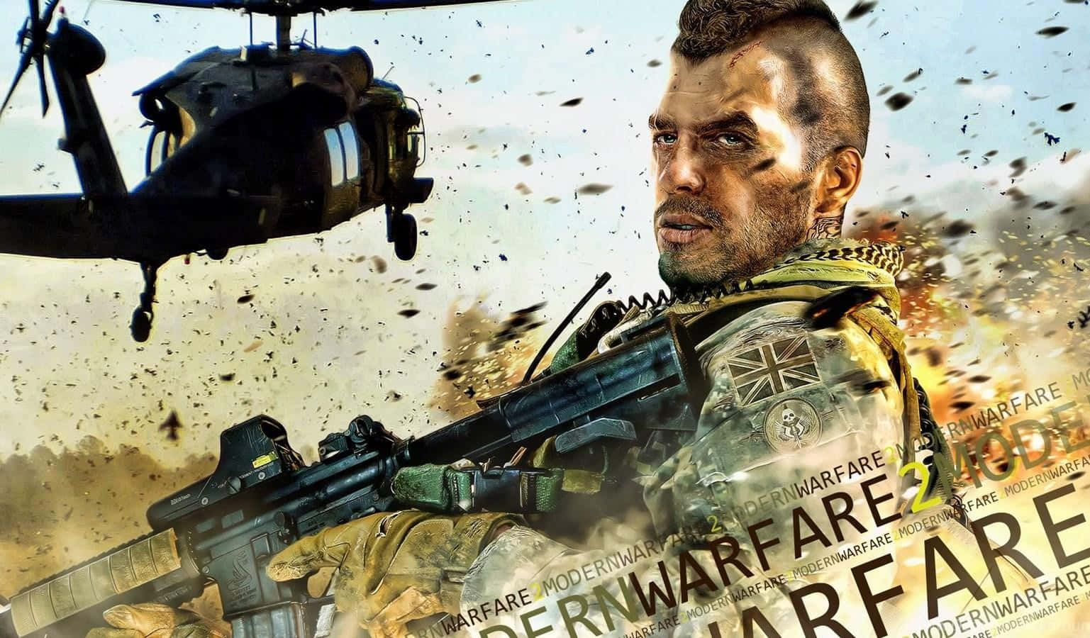 Soap Mactavish in Action Wallpaper