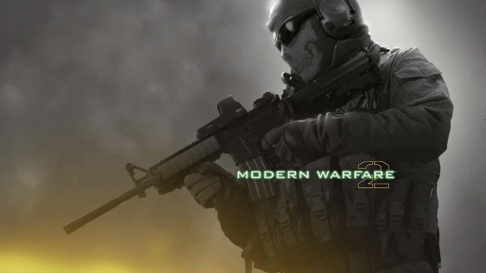 COD: Call of Duty: Modern Warfare 2 Soap Sniper Rifle 4K Wallpaper