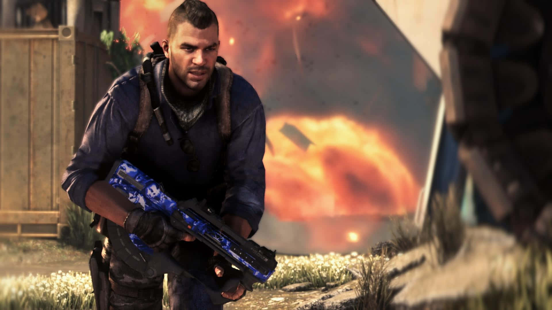 Soap Mactavish in Action Wallpaper