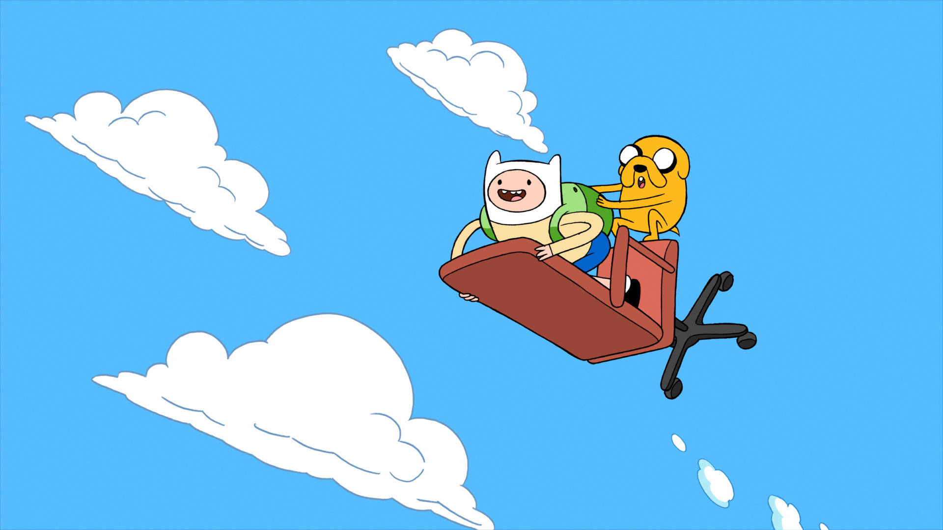 Soaring Adventure Time Laptop Picture