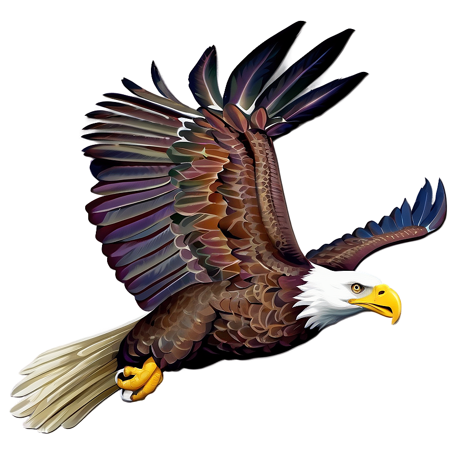 Soaring American Eagle Png Eue PNG