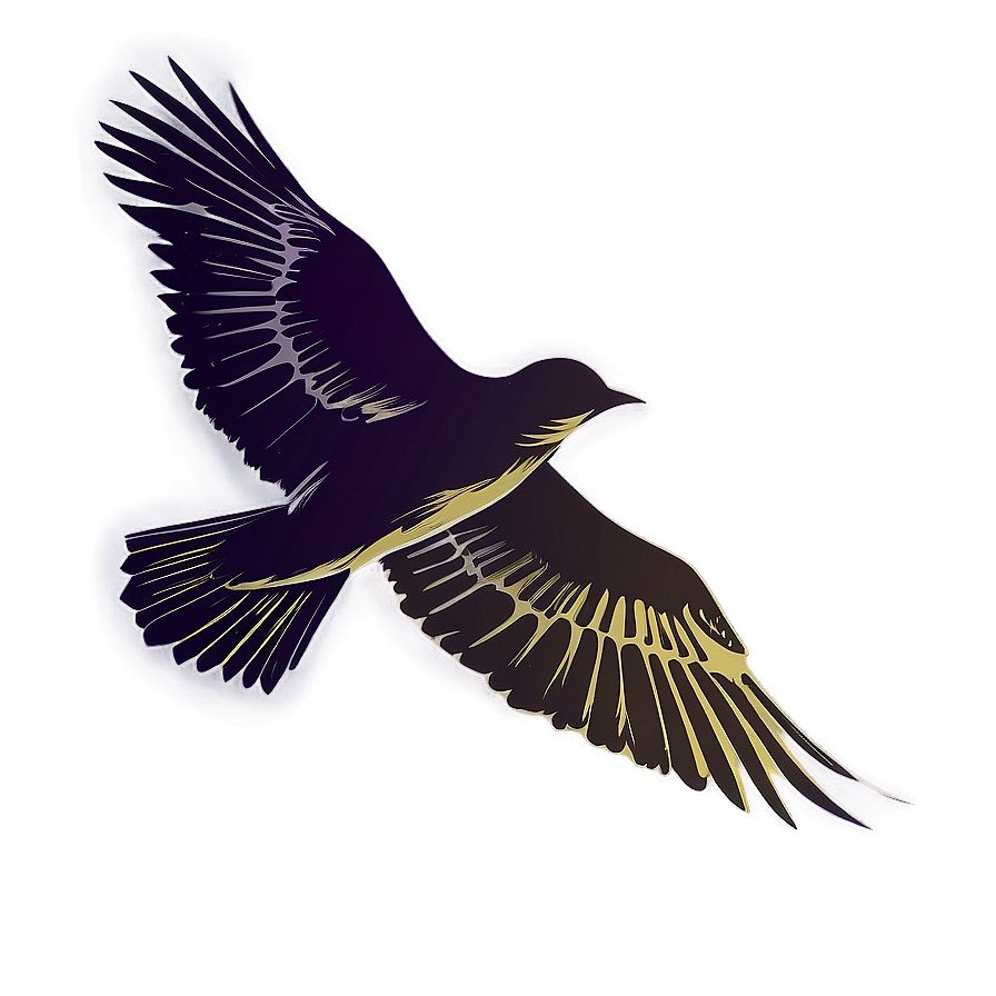 Download Soaring Bird Silhouette Png 05212024 | Wallpapers.com