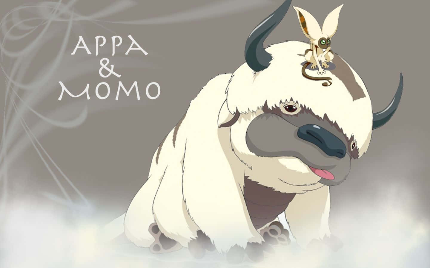 Soaring High In The Sky, Avatar's Appa Is Always Ready For An Adventure. Wallpaper