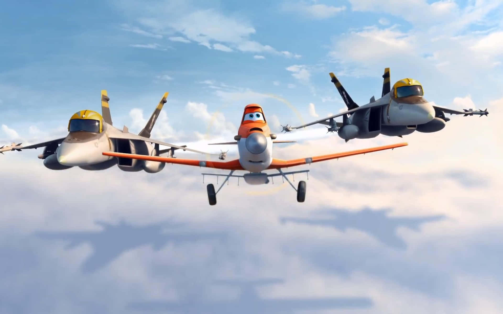 Soaring High With Disney's Planes Wallpaper